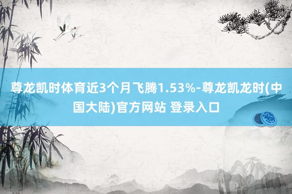 尊龙凯时体育近3个月飞腾1.53%-尊龙凯龙时(中国大陆)官方网站 登录入口